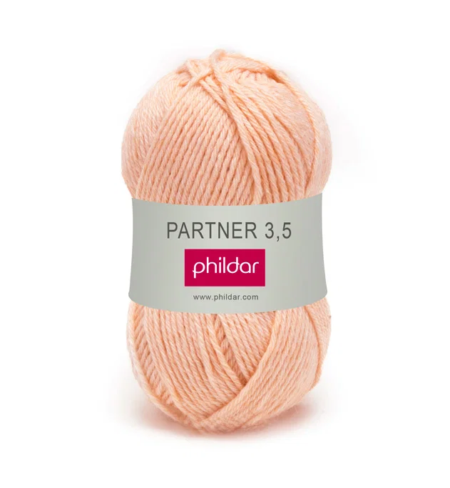partner-3-5-0030-poudre-op-op Phildar Partner 3.5 kleur 0030 Poudre - Afbeelding 1